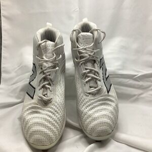 New Balance FuelCell 4040 v7 White Silver Metal Baseball Cleats Mens 14 M4040TW7